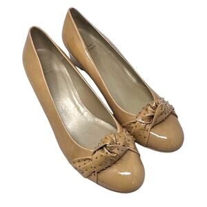 Stuart Weitzman Patent leather wedge Heels size 8.5